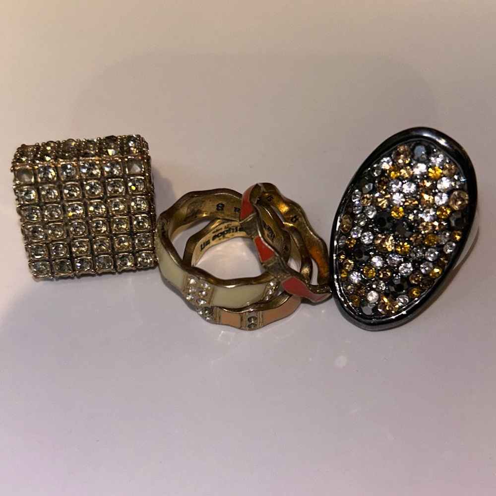 Lia Sofia Ring Lot -With Flaws